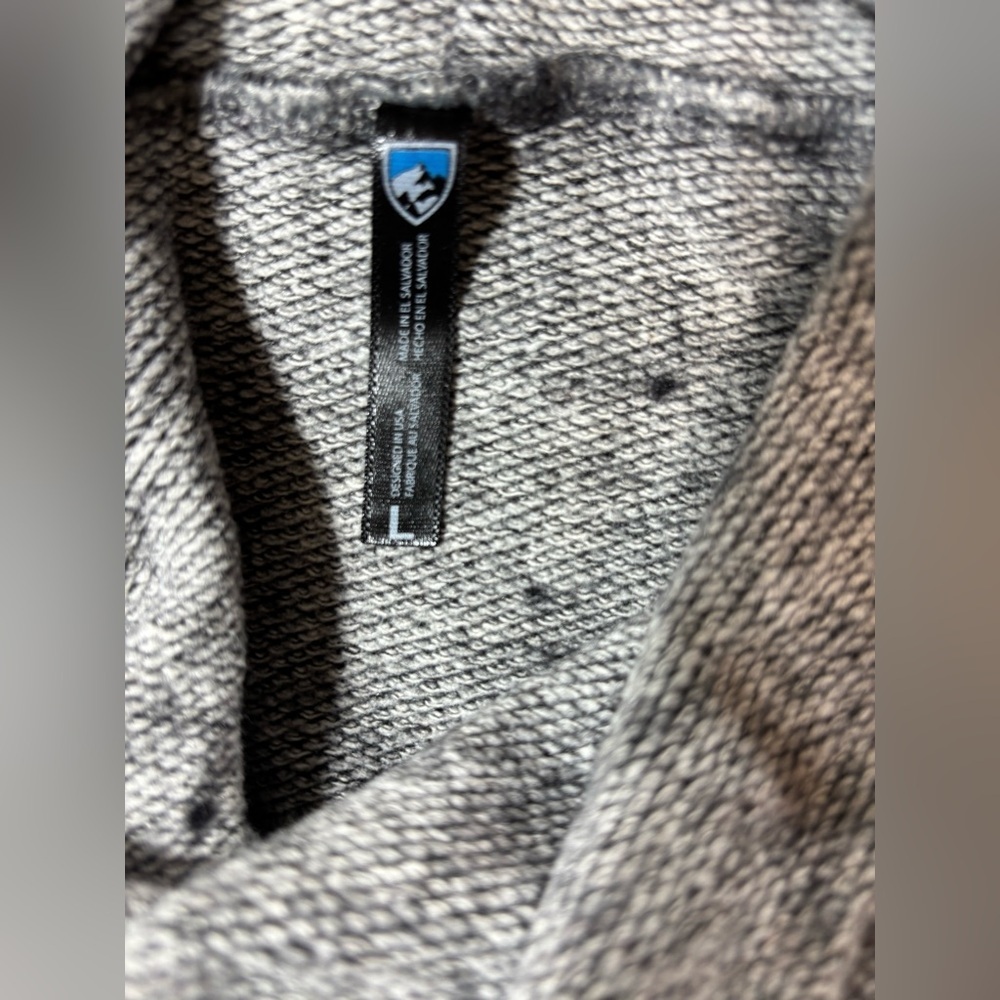 KÜHL Women’s Large Gray Cowl Neck Pullover Sweater Long Sleeve Outdoor Top - Picture 4 of 5